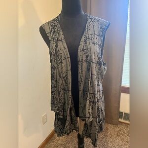 Inside Out Sleeveless Cardigan